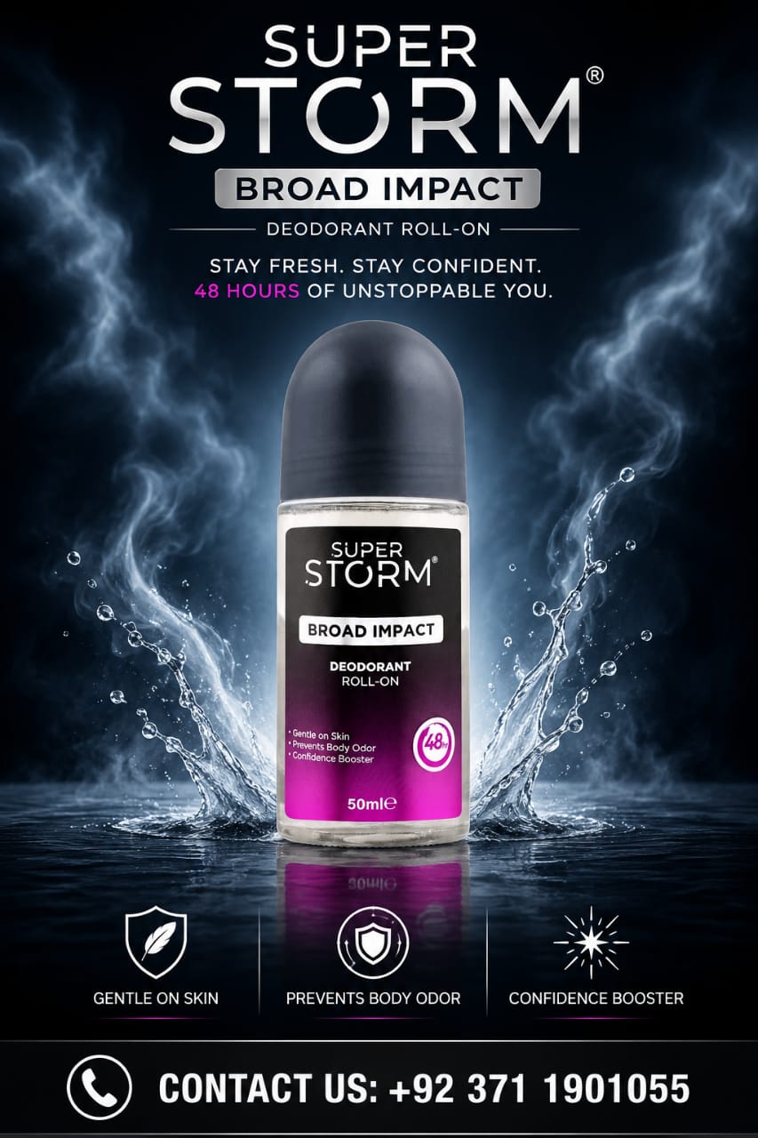 Super Storm Broad Impact Deodorant Roll-ON