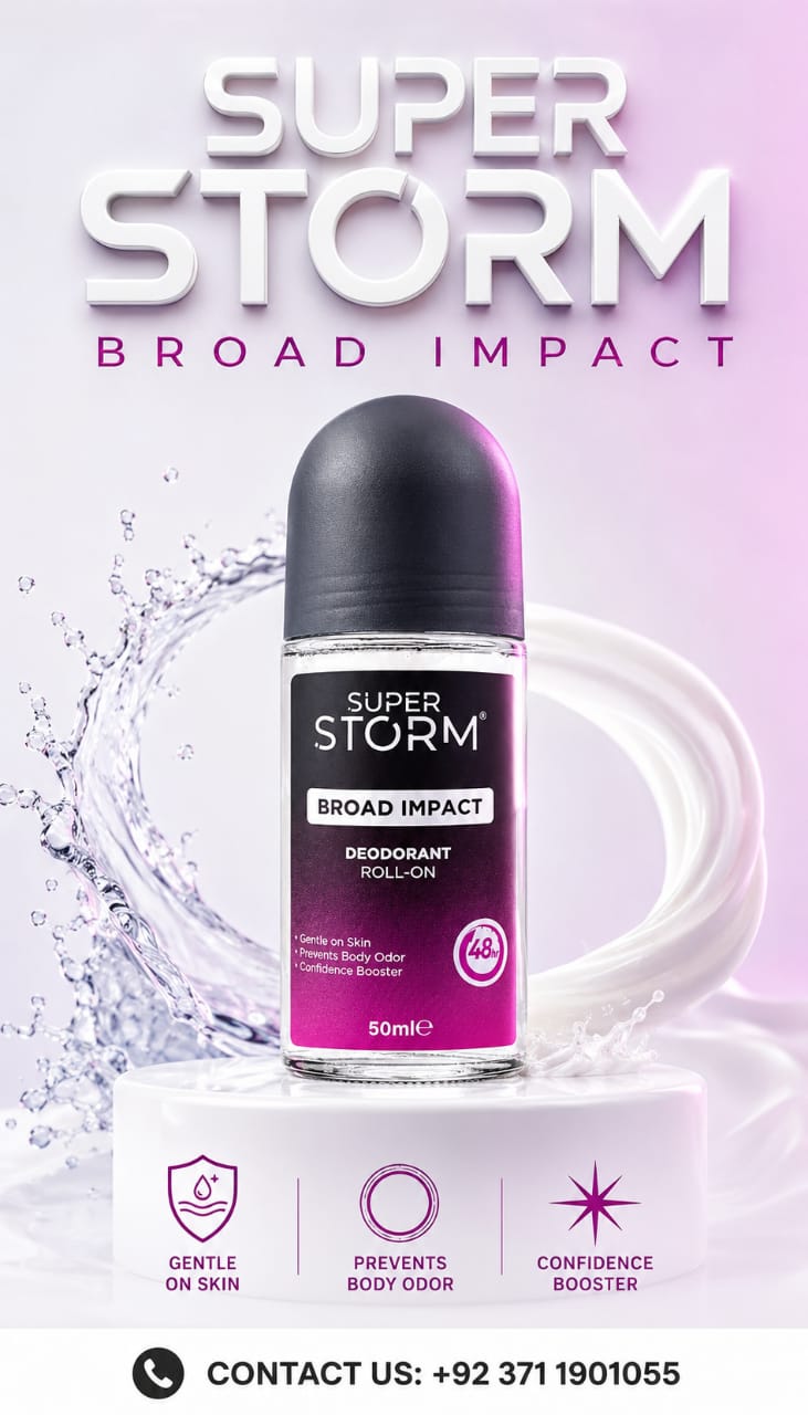 Super Storm Broad Impact Deodorant Roll-ON