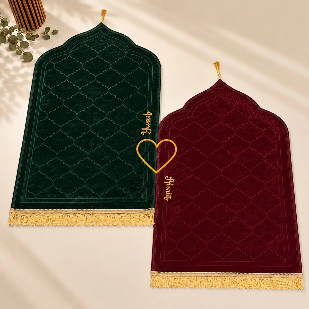 Premium Quilted Velvet Prayer Mat*