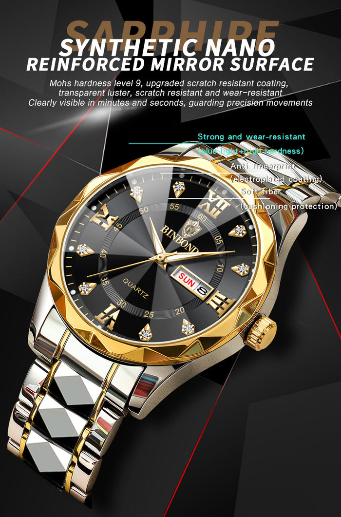 BANBONY 1853 Men’s Luxury Quartz Watch –