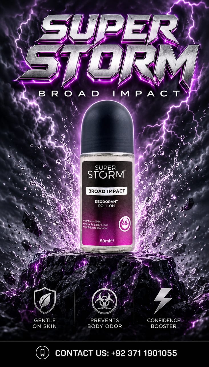Super Storm Broad Impact Deodorant Roll-ON